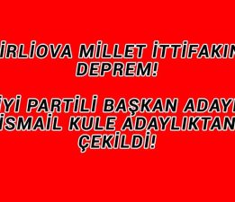 Millet İttifakı’nın Başkan Adayı Çekildi!