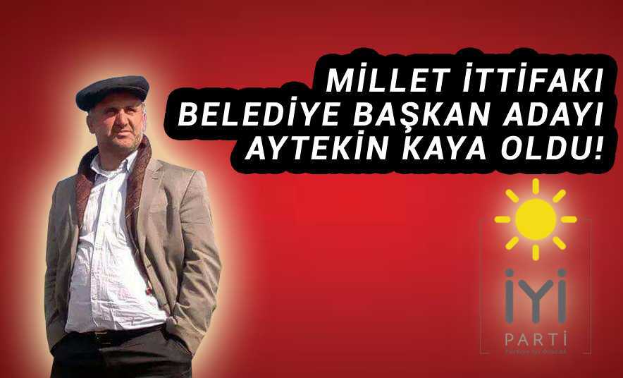 Millet İttifakı’nın Yeni Adayı Aytekin Kaya