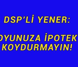 DSP’li Yener, Arzular ve Eğrek’teydi