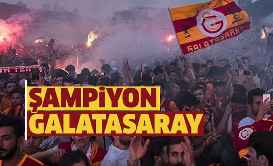 Süper Lig Şampiyonu Galatasaray Oldu!