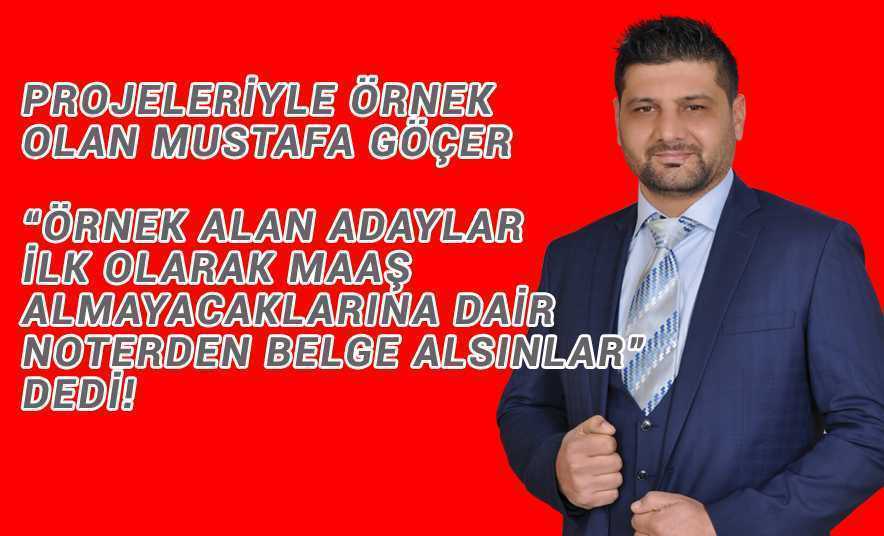 Kurtuluş Adayı Göçer, Tüm Adaylara Örnek Oluyor