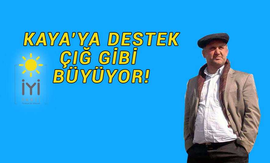 Kaya’ya Destek Çığ Gibi Büyüyor!