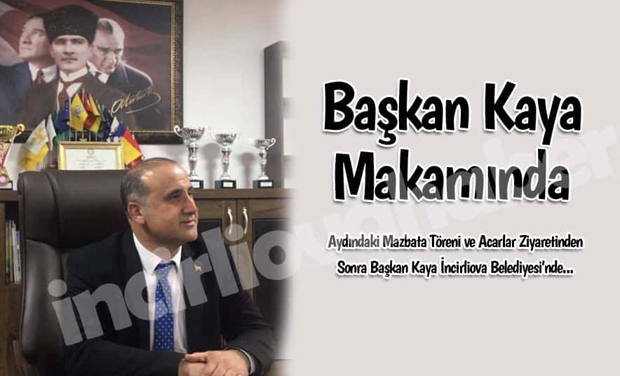 Başkan Kaya, Belediye’de Tebrikleri Kabul Etti