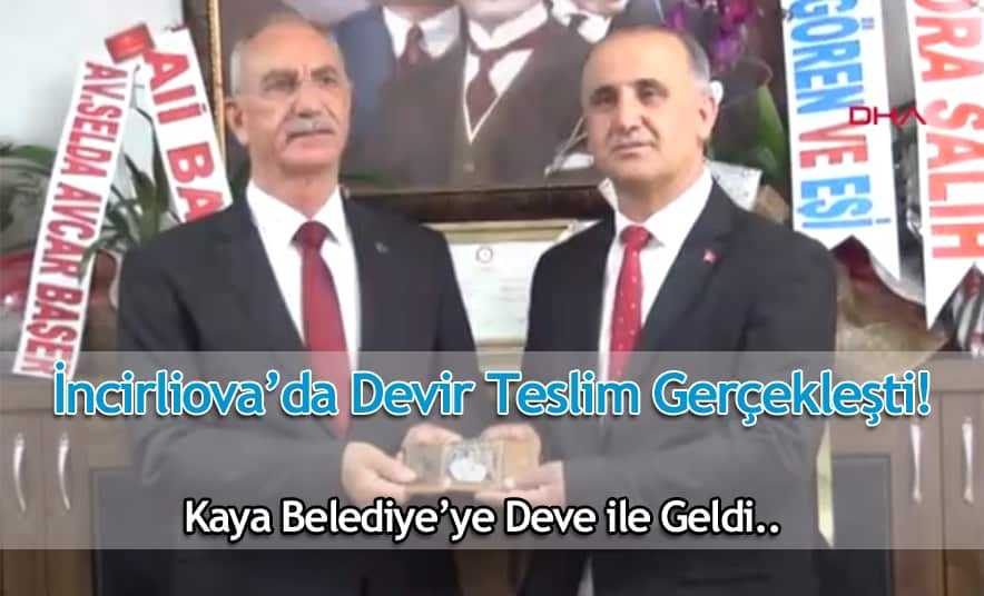 İncirliova’da Devir Teslim Gerçekleşti