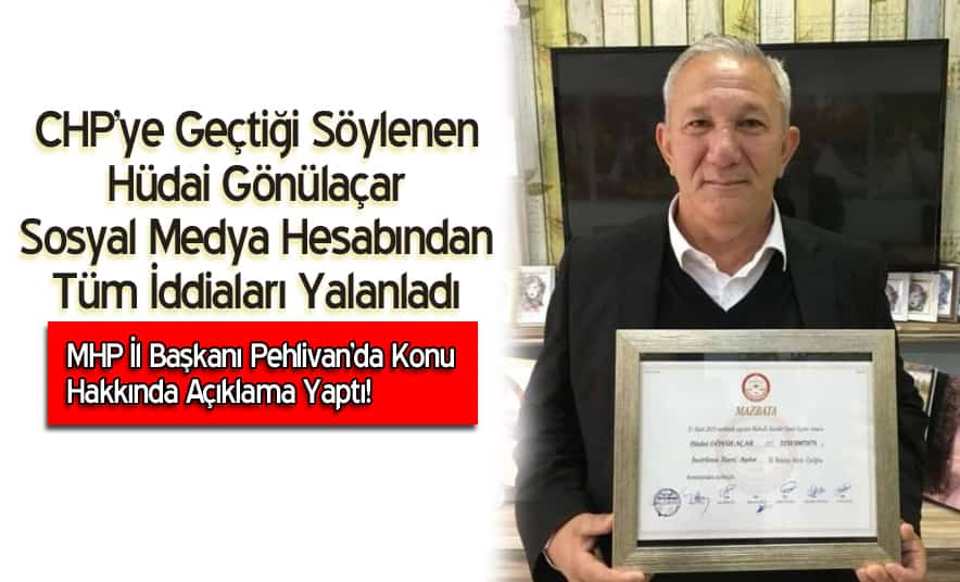 Gönülaçar, Sosyal Medya’dan Açıklama Yaptı