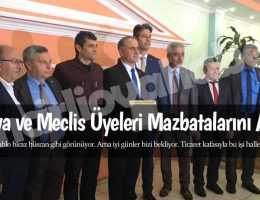 Kaya ve Meclis Üyeleri Mazbatalarını Aldı