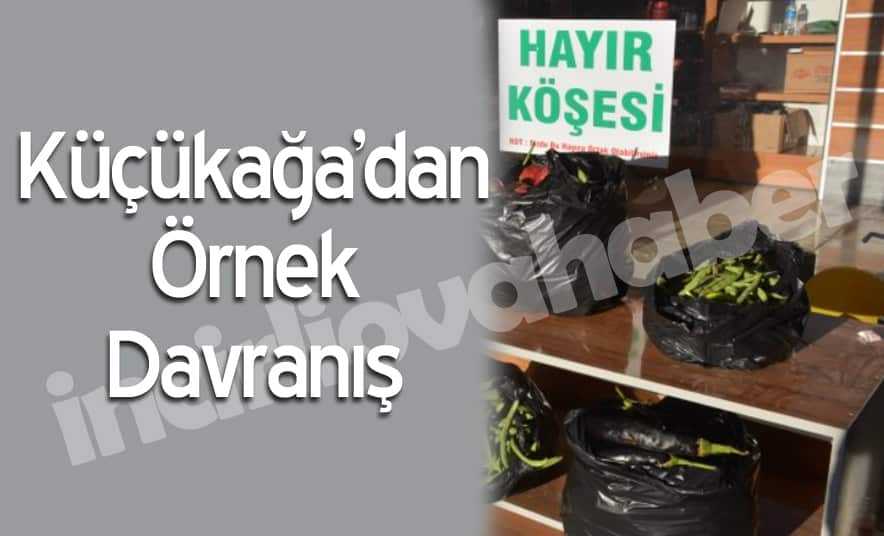 Küçükağa’dan Örnek Davranış