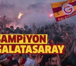 Süper Lig Şampiyonu Galatasaray Oldu!