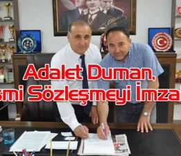 Duman, Resmi Sözleşmeyi İmzaladı