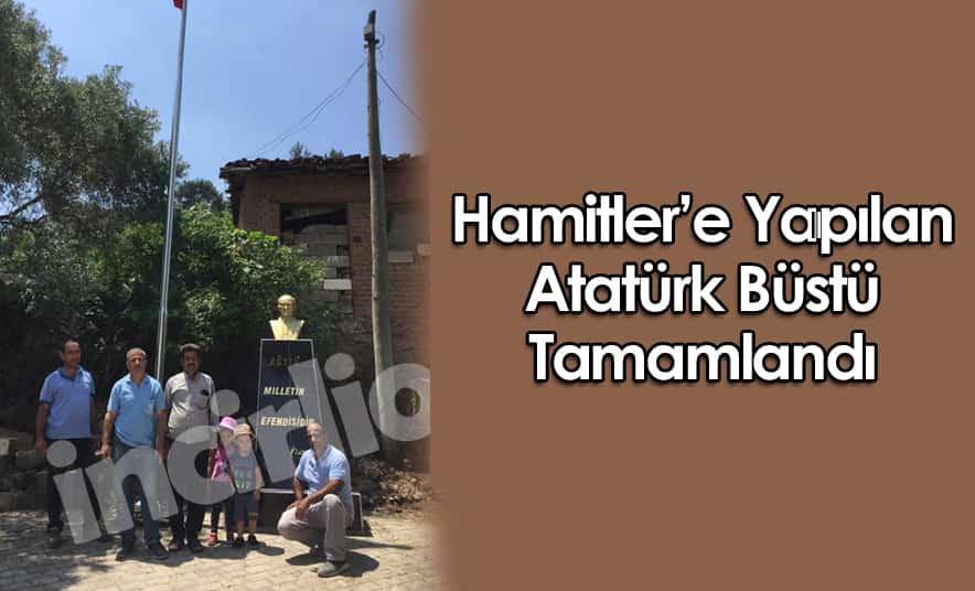 Hamitler’de Yapılan Atatürk Büstü Tamamlandı