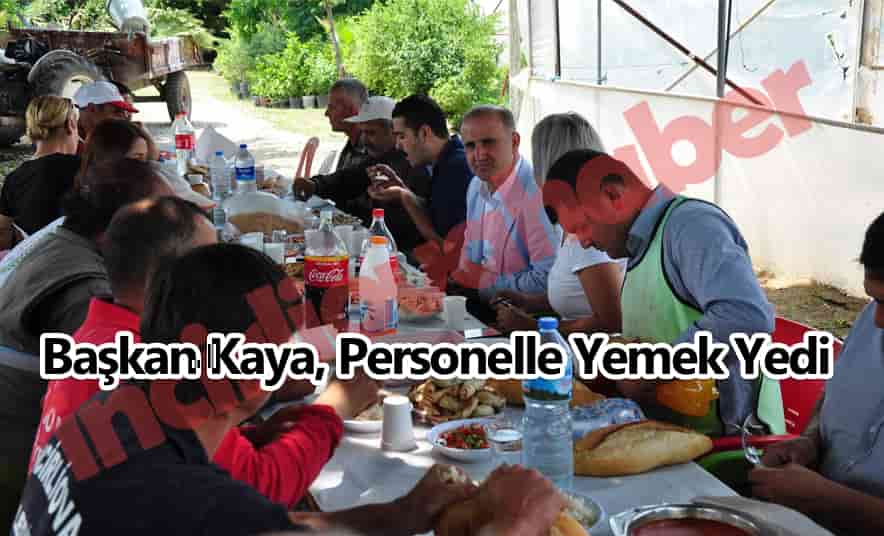 Başkan Kaya, Öğle Yemeğinde Personelle Buluştu