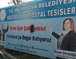 Reklam ve Pankartlara Saldırı