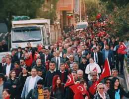 İncirliova Şehitlerimiz için yürüdü