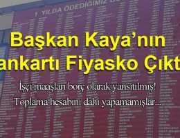 Kaya’nın Pankart Fiyaskosu!