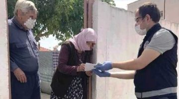 580 vatandaşın maaşları evlerinde ödendi