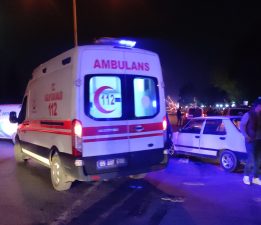 İncirliova’da 3 araçlı zincirleme kaza: 3 yaralı